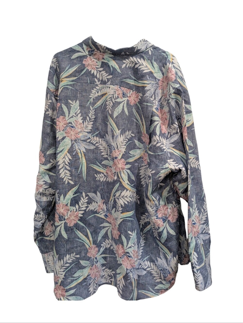 Tommy Bahama Mens Sz XXL Barbados Breeze Tropical Print  Linen Shirt - Picture 3 of 5